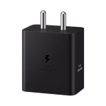 Samsung - 45W Power Adapter with Type C to C Cable, Compatible with Smartphone, Black