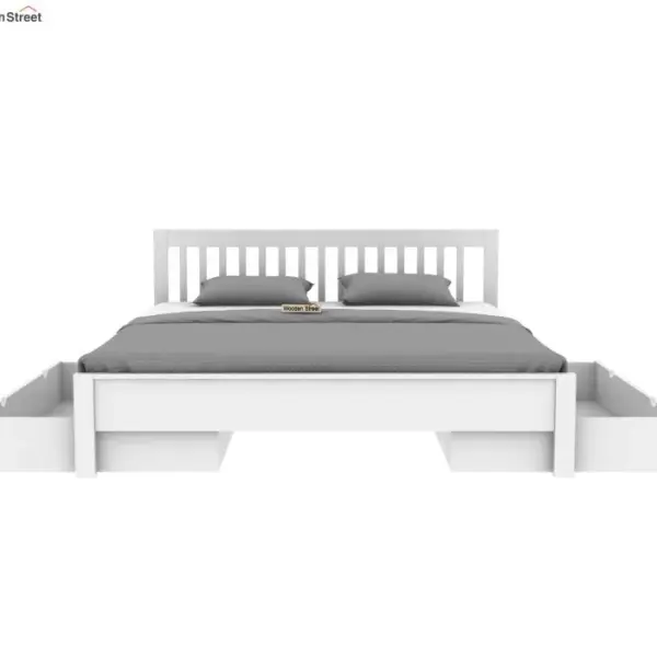 WoodenStreet-Venice Mango Wood Bed with Drawer Storage