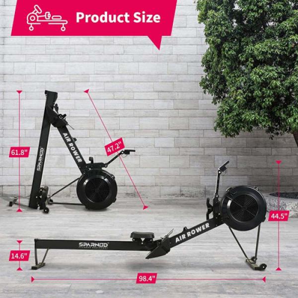 Sparnod-SR-90 Commercial Air Rower Exercise Machine