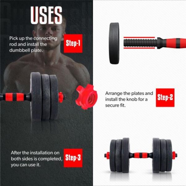 Sparnod-SCD-10 Concrete Dumbbells