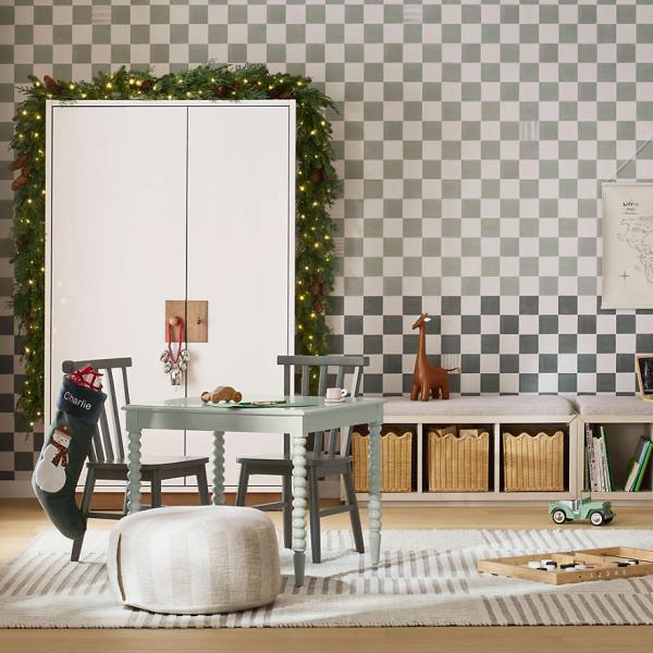 Crate&Barrel-Memoire Ivory High-Gloss Lacquer Kids Storage Armoire Cabinet by Jeremiah Brent