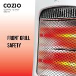 Havells-Co zio Quartz Room Heater - 800 Watts (White, Blue)