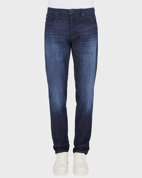 EMPORIO ARMANI-J75 Slim Fit Blended Jeans