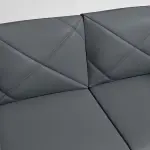Godrej-Quad 6-Seater Leatherette Sofa Set (3+2+1)