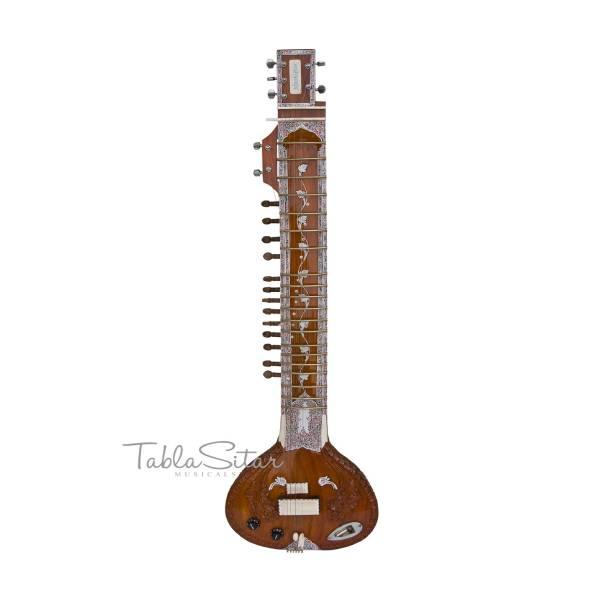 Tablasitar-Maharaja Musicals Electric Sitar, Kharaj Pancham, Vol. & Tone Controls, Latest Studio Edition - No. 118