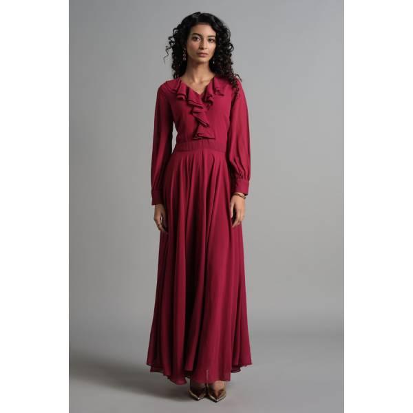 AND-Wine & Roses Gown