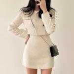 Alamode-Gemma Tweed 2 Pc Set